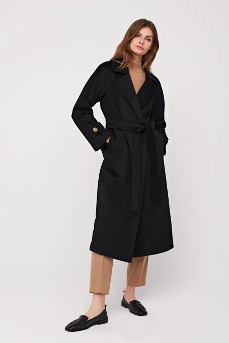 Cămașă neagră 100% casmir Izabelle Luxury Line