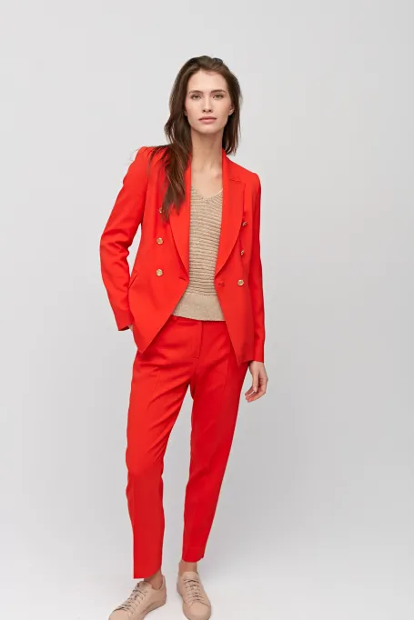 Cămașă roșie elegantă pentru costum