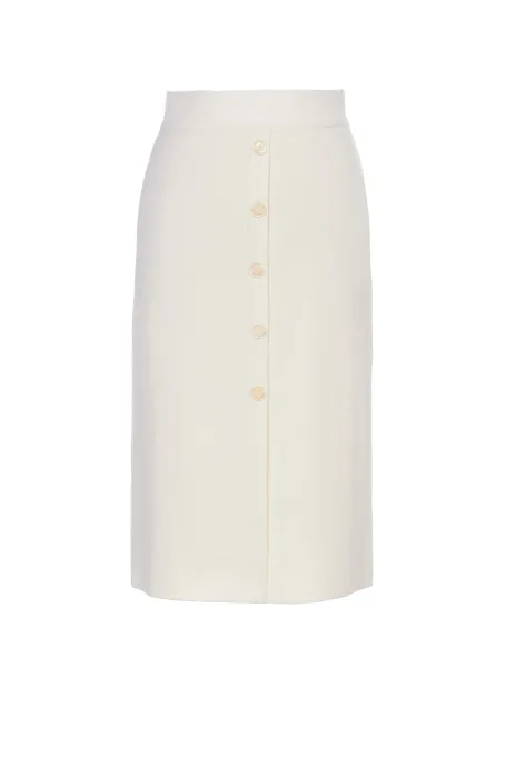 Fustă de lână merino