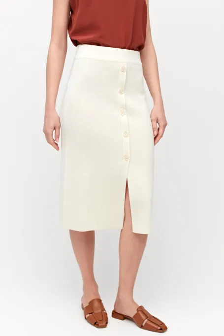 Fustă de lână merino