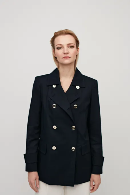 Geaca albastra de matroana