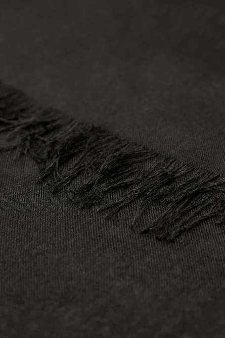 Fular negru din casmir