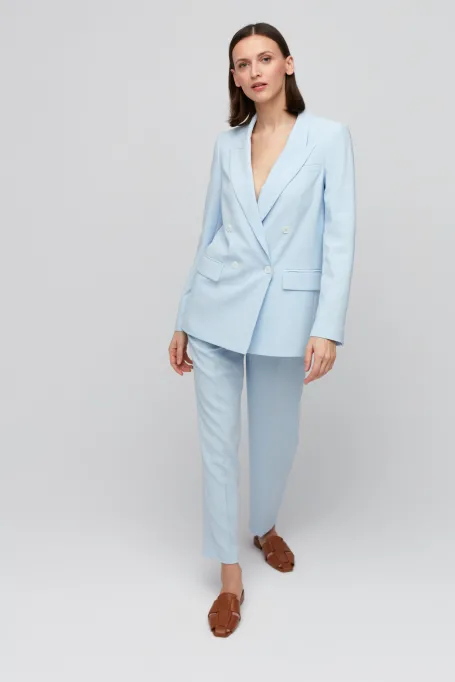 Bleumarin pantaloni pentru costum