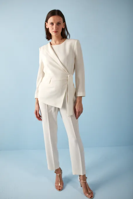 Salopetă legată lateral