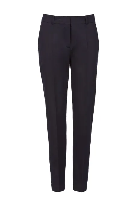 Pantaloni albaștri din bumbac Pantaloni albaștri din bumbac