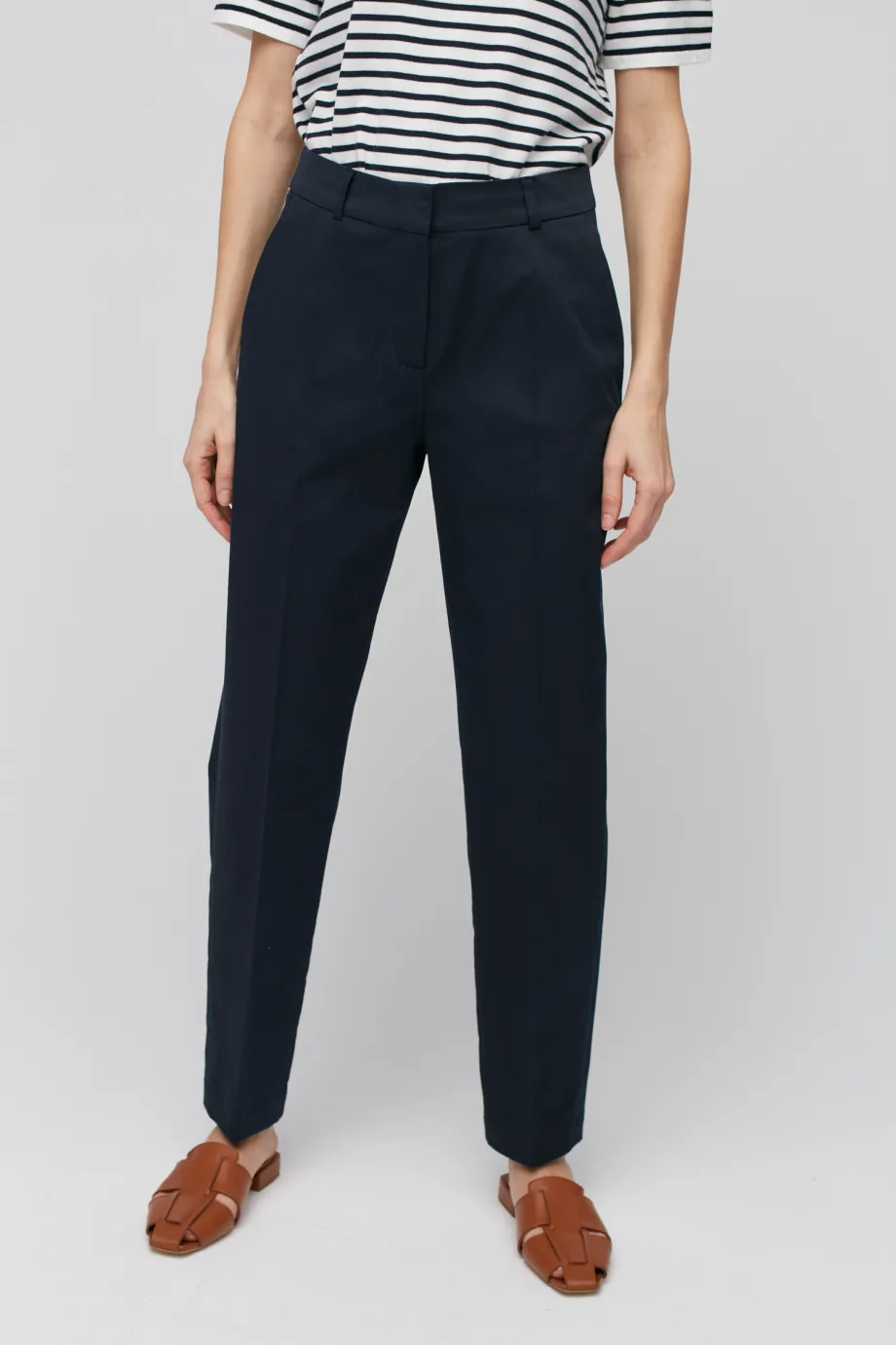 Pantaloni albaștri din bumbac Pantaloni albaștri din bumbac