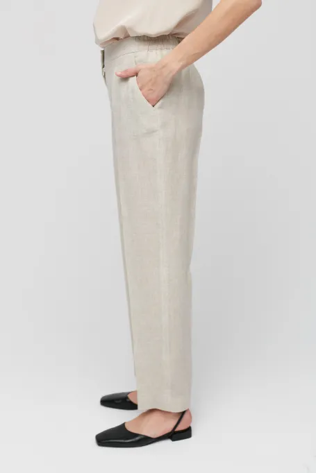 Pantaloni de jogger in carouri pentru un costum