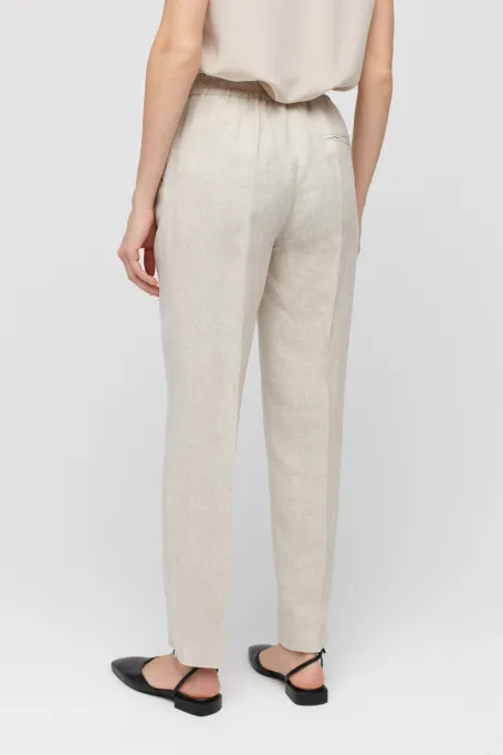 Pantaloni de jogger in carouri pentru un costum