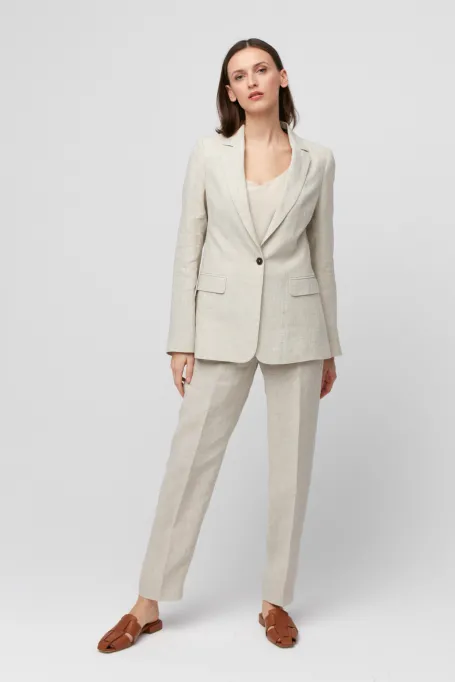 Pantaloni de jogger in carouri pentru un costum