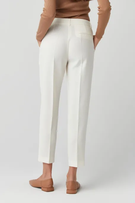 Pantaloni eleganți albi Lotto