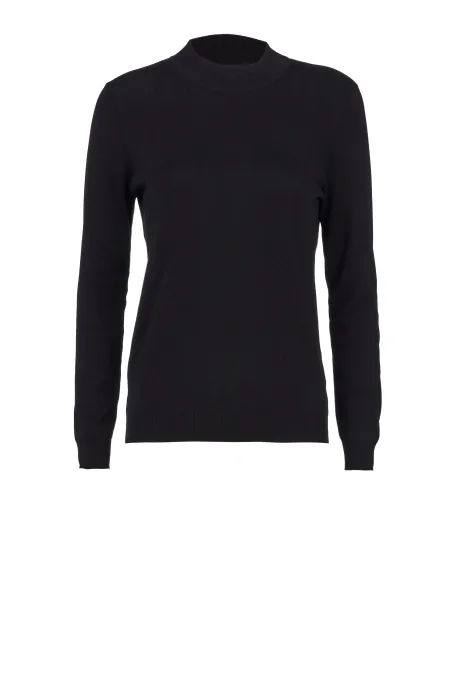 Bluza din mătase cu guler înalt Molly