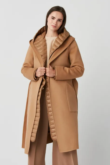 Jachetă de puf lejeră Mila cu glugă