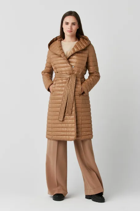 Jachetă de puf lejeră Mila cu glugă