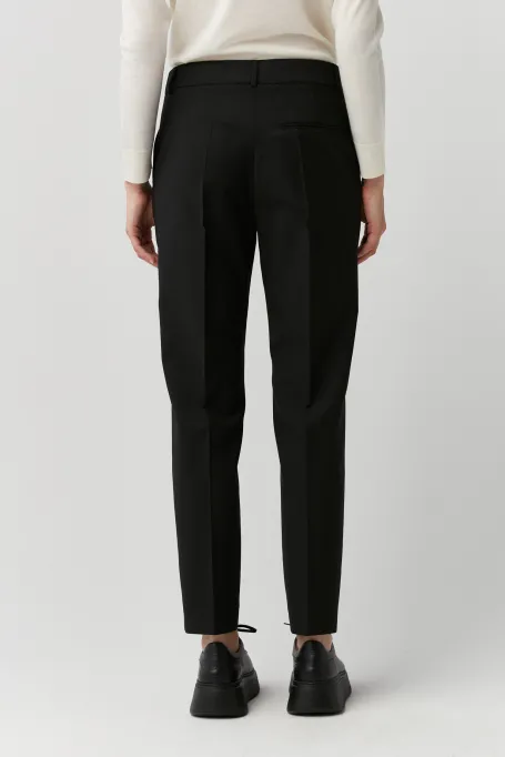 Cămașă neagră de lână Lotto pentru costum