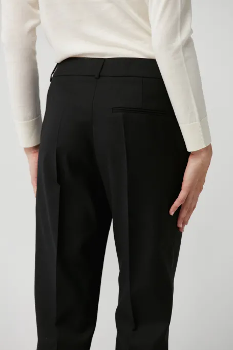 Cămașă neagră de lână Lotto pentru costum