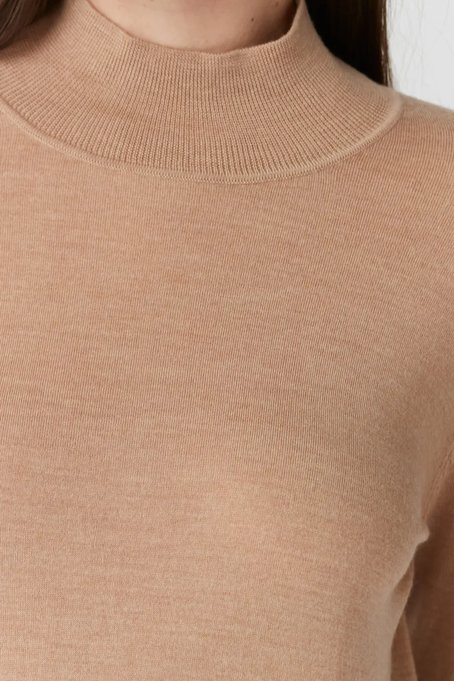 Bluza cu guler tip polo din lână merinos Julia Bluza cu guler tip polo din lână merinos Julia