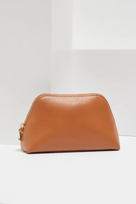 Geantă de cosmetice din piele