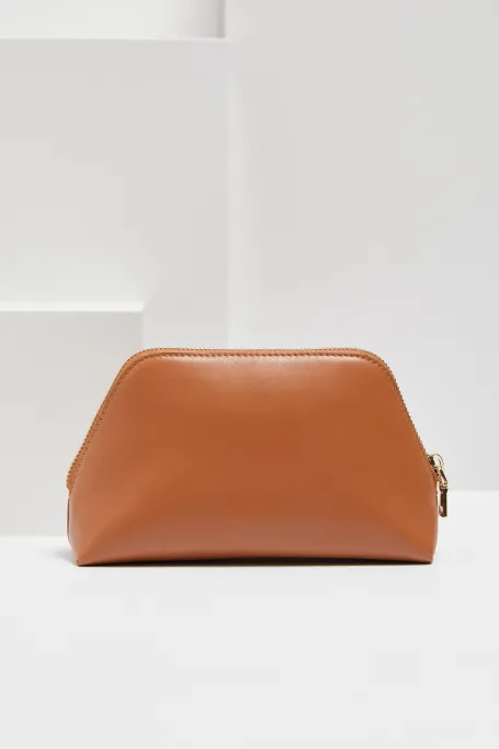 Geantă de cosmetice din piele