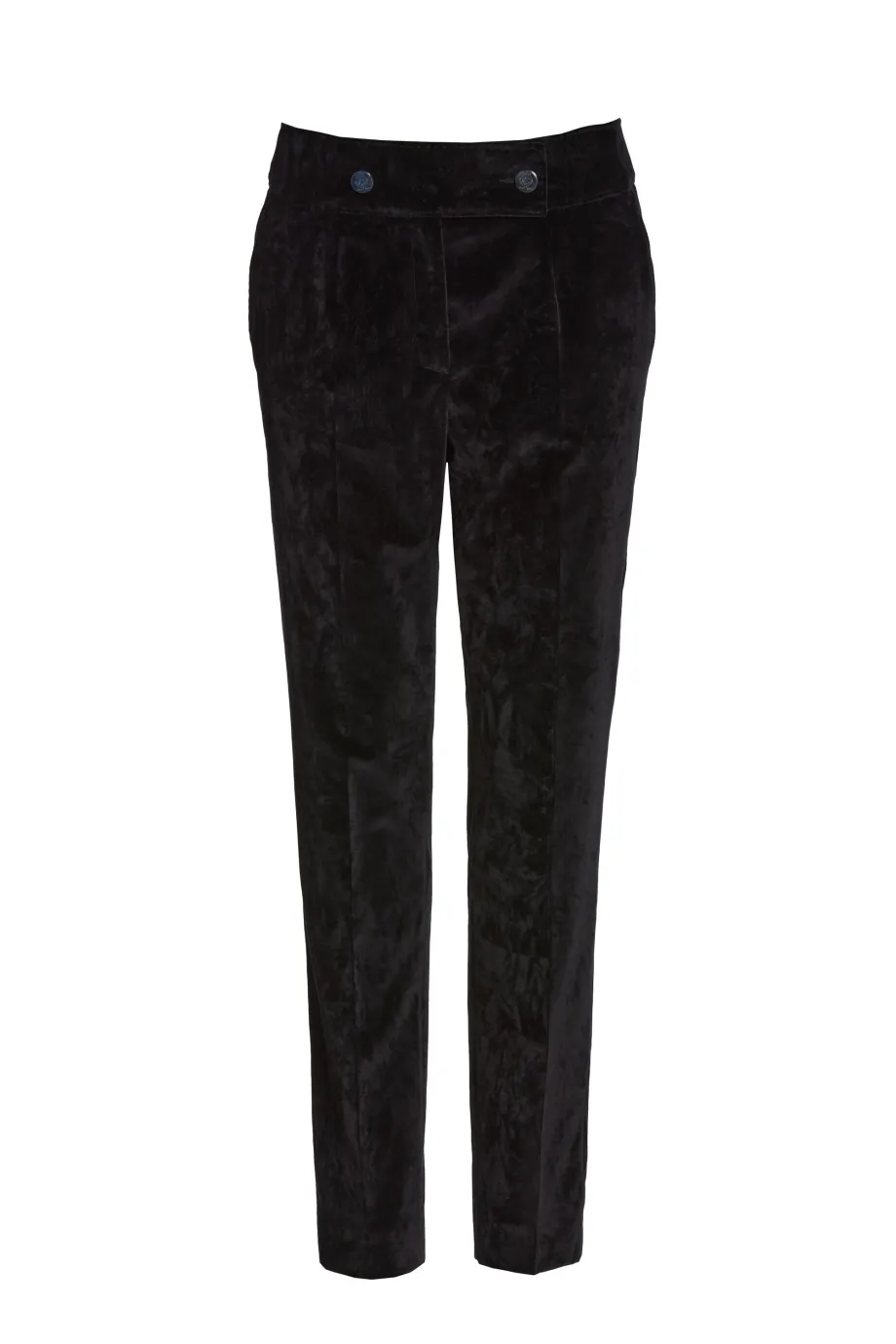 Pantaloni negri de catifea pentru costum Pantaloni negri de catifea pentru costum