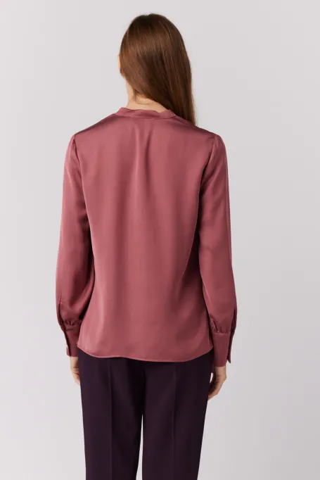 Bluza cu nasturi la mansete Bluza cu nasturi la mansete
