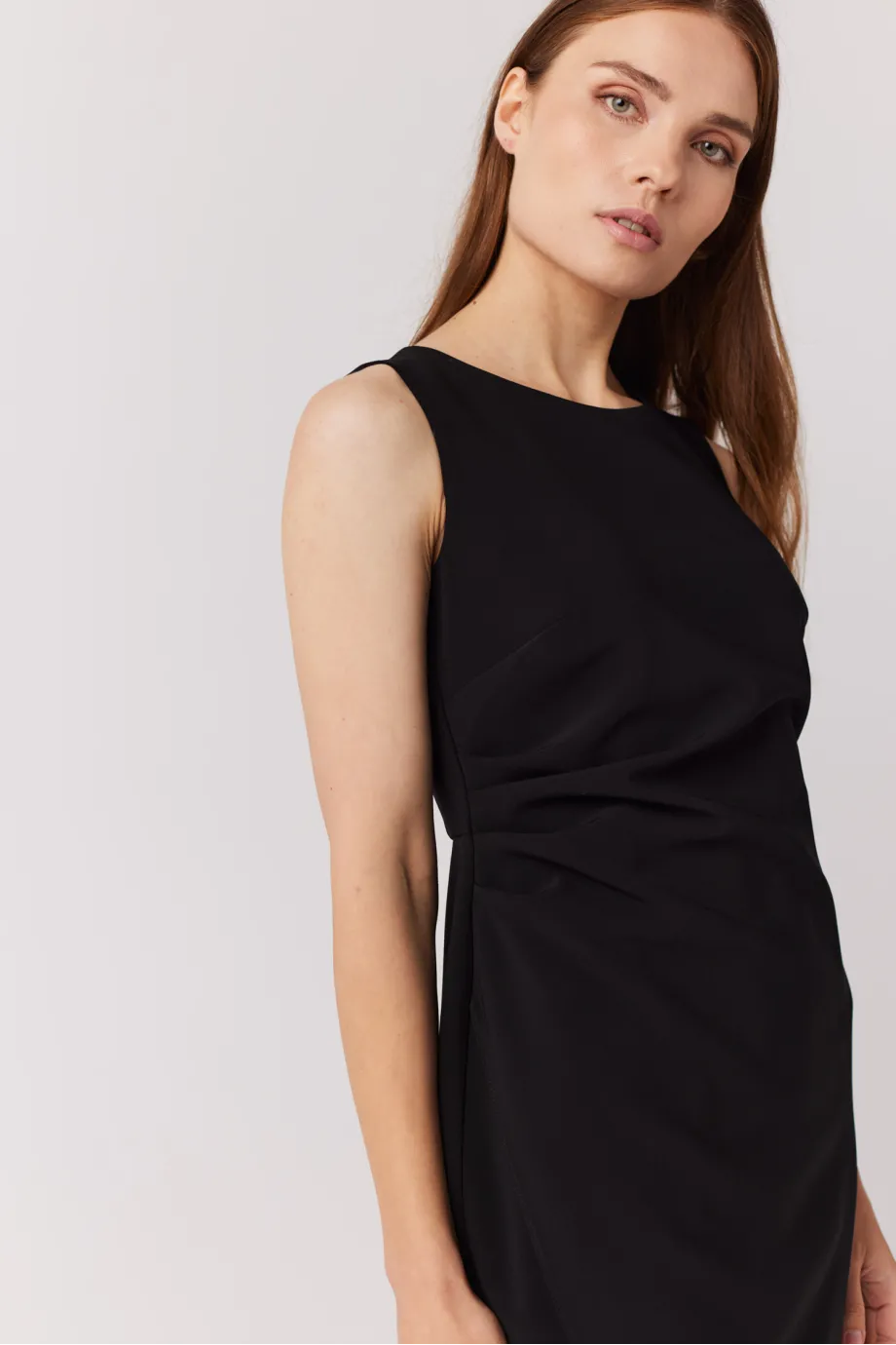 Rochie neagră maxi Rochie neagră maxi