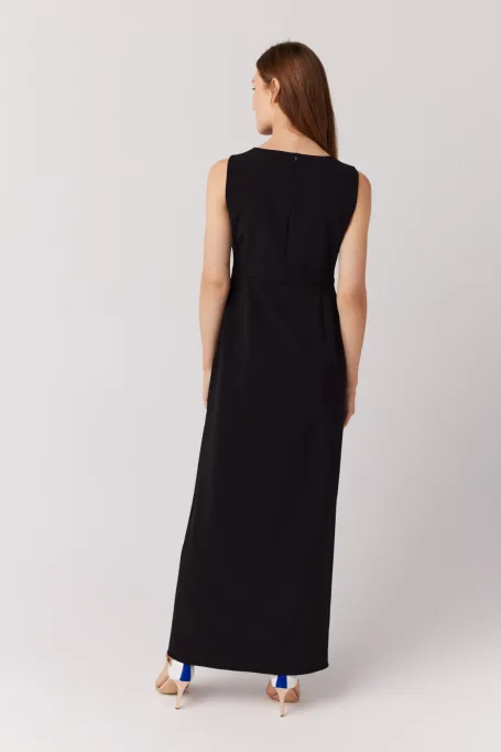Rochie neagră maxi Rochie neagră maxi