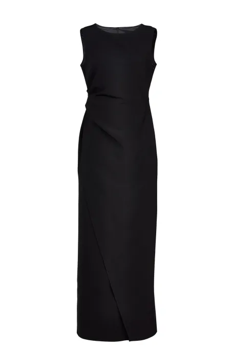 Rochie neagră maxi Rochie neagră maxi
