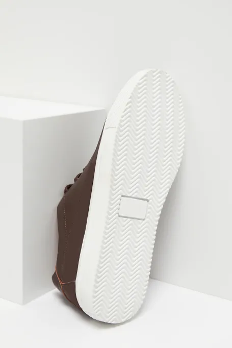 Pantofi sport din piele maro