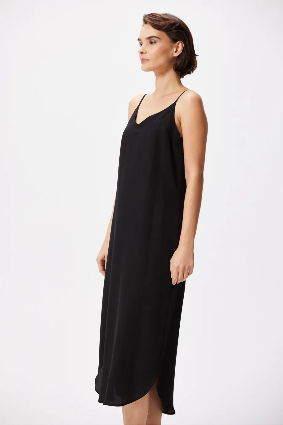 Rochie de mătase neagră Rochie de mătase neagră