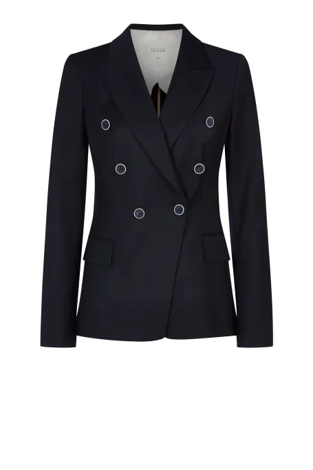 Sacou dublu rând albastru închis pentru costum Sophie