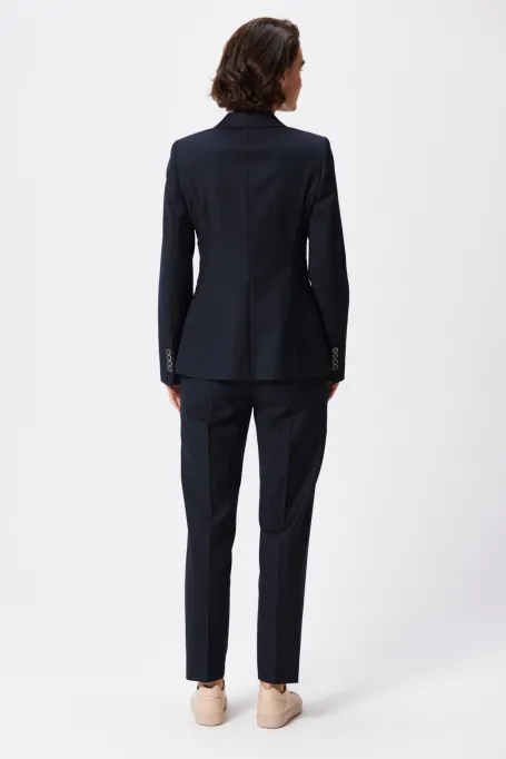 Sacou dublu rând albastru închis pentru costum Sophie