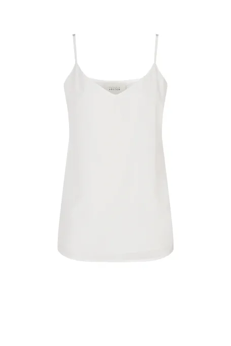 Top din mătase albă Mari