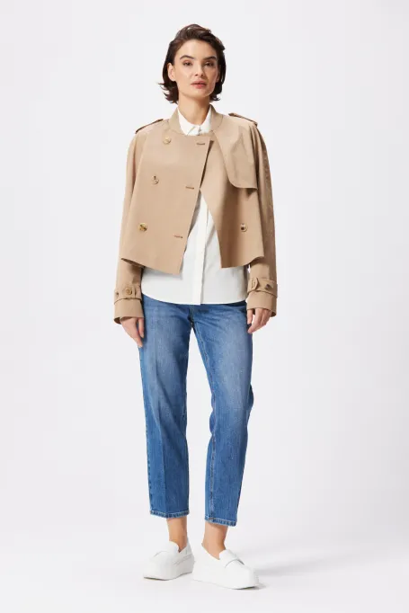 Krătă kurtka trencz