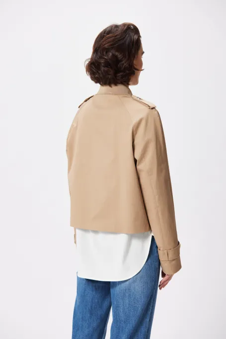 Krătă kurtka trencz