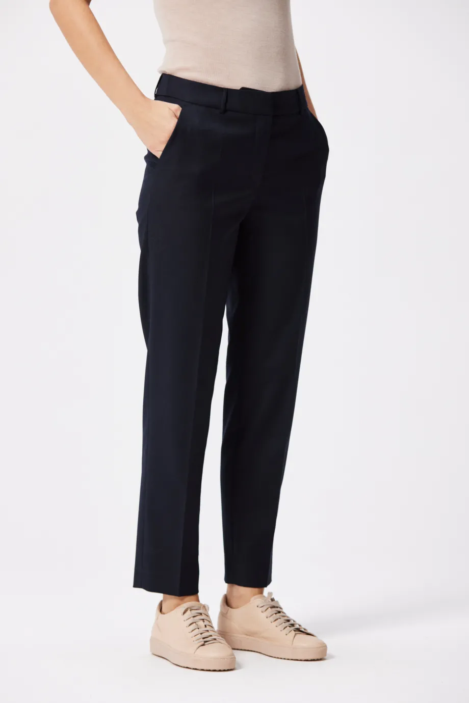 Pantaloni de lână albastră pentru costum Lotto Pantaloni de lână albastră pentru costum Lotto