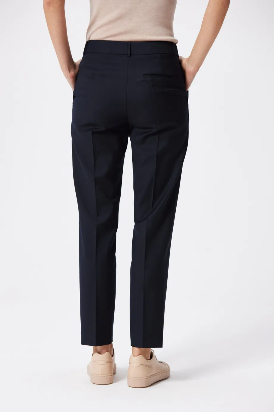 Pantaloni de lână albastră pentru costum Lotto Pantaloni de lână albastră pentru costum Lotto