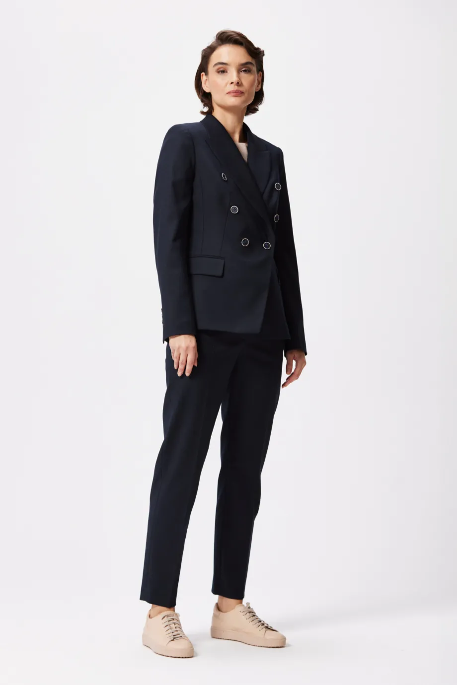 Pantaloni de lână albastră pentru costum Lotto Pantaloni de lână albastră pentru costum Lotto