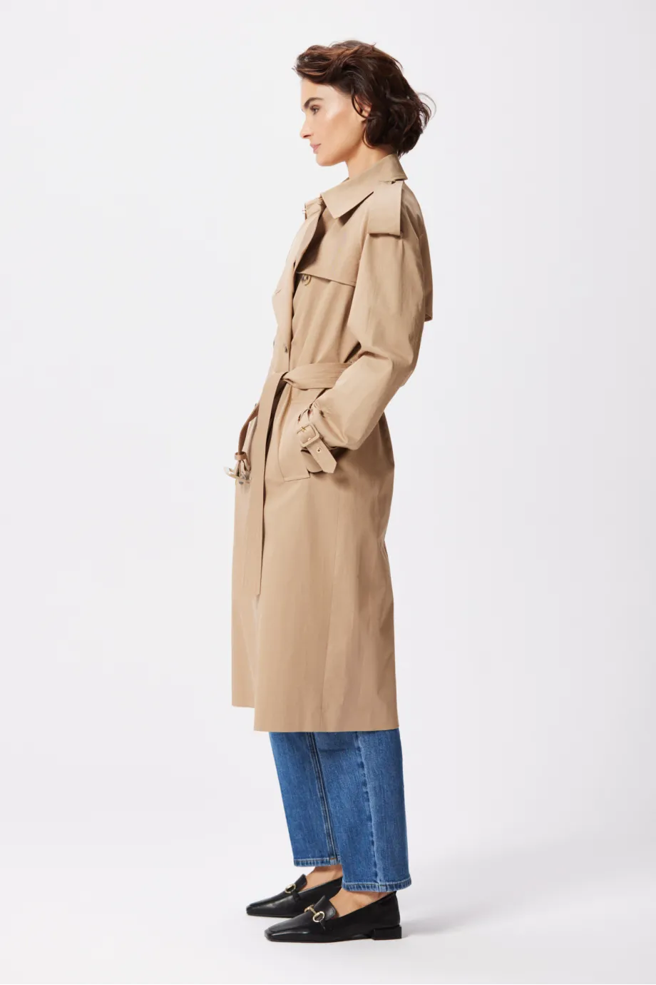Pardesiu trench cu curea Marie Pardesiu trench cu curea Marie