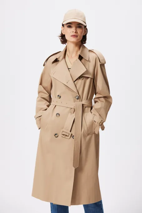 Pardesiu trench cu curea Marie