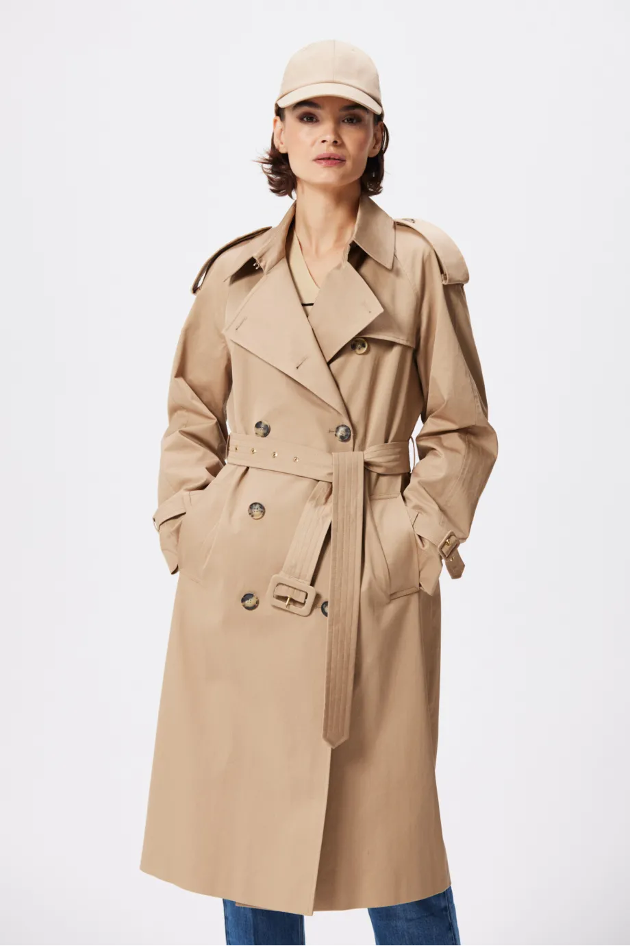 Pardesiu trench cu curea Marie Pardesiu trench cu curea Marie