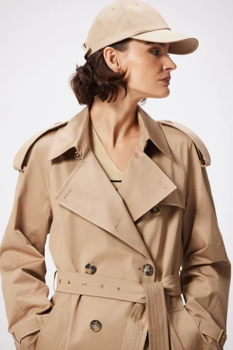 Pardesiu trench cu curea Marie Pardesiu trench cu curea Marie
