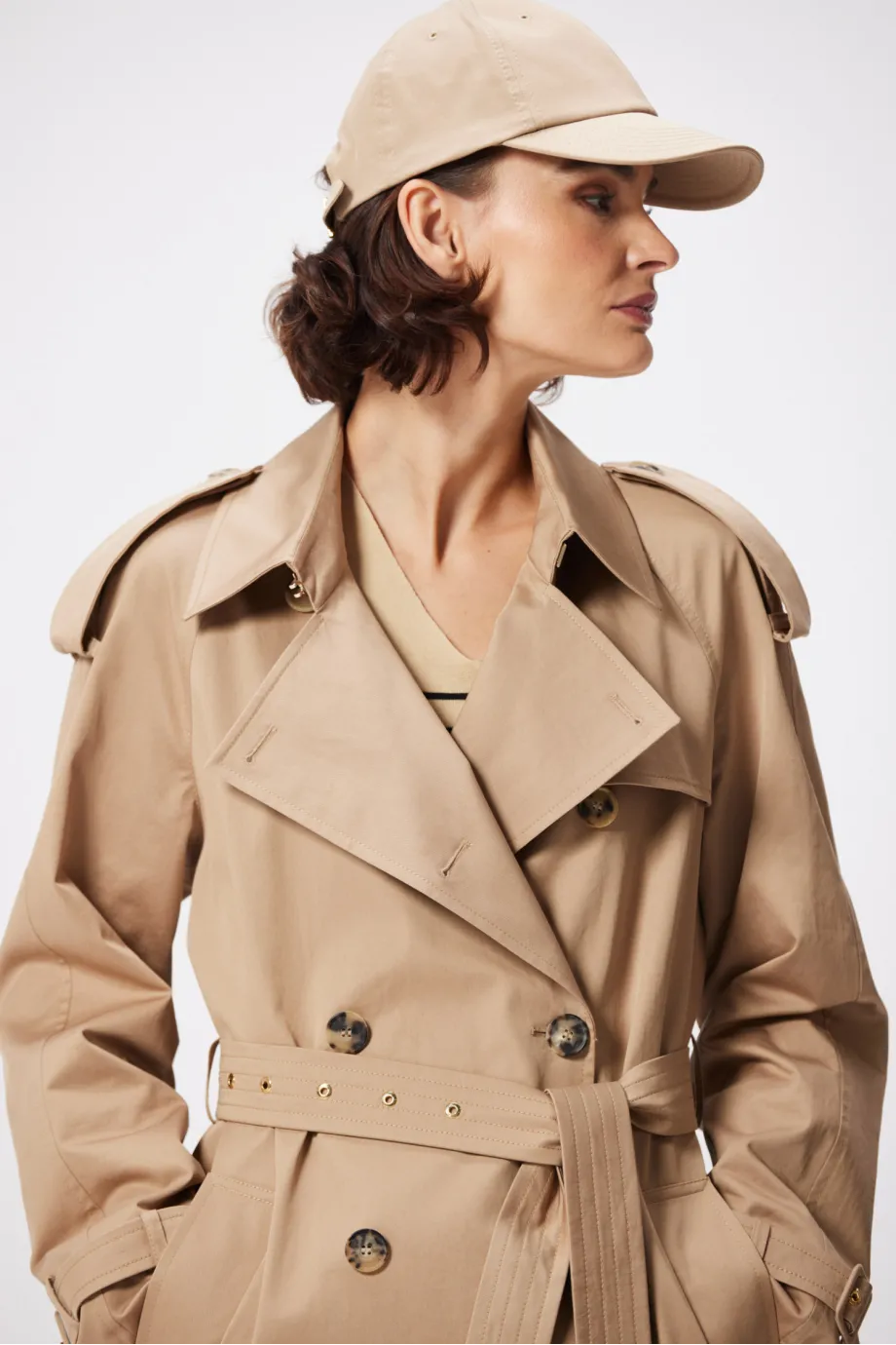 Pardesiu trench cu curea Marie Pardesiu trench cu curea Marie