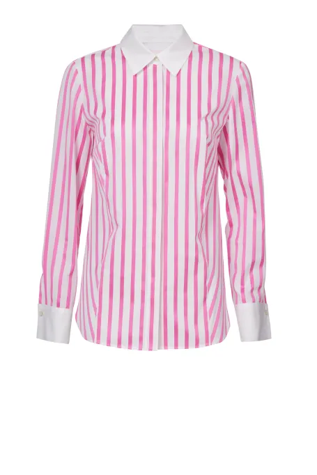 Bumbac cămașă în dungi Bumbac cămașă în dungi