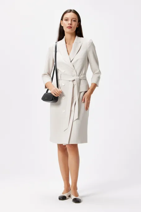 Rochie cu două rânduri cu curea Elise