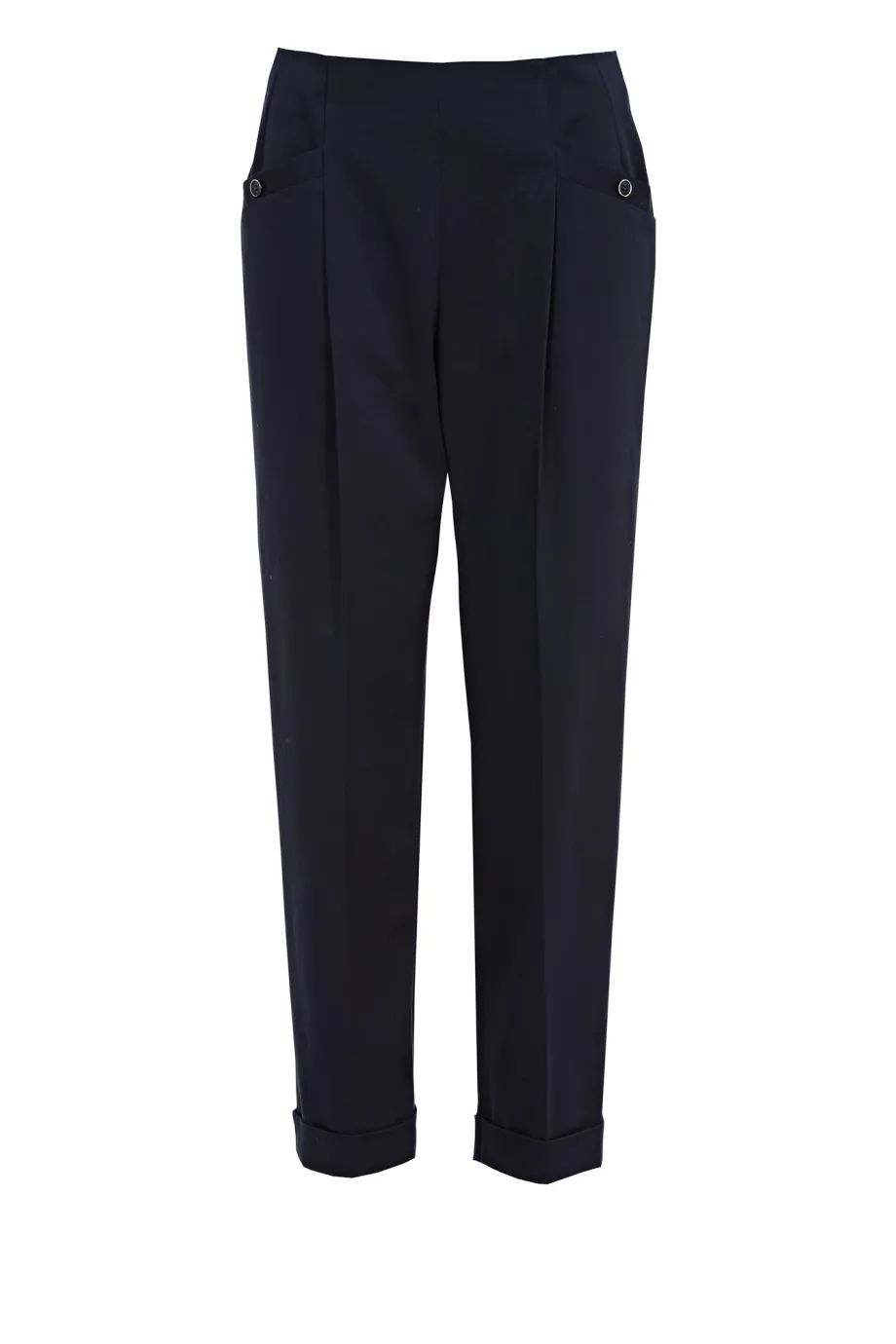 Pantaloni bleumarin din bumbac pentru costum Pantaloni bleumarin din bumbac pentru costum