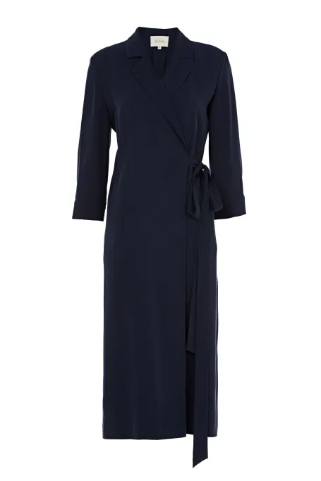 Rochie plina bleumarin