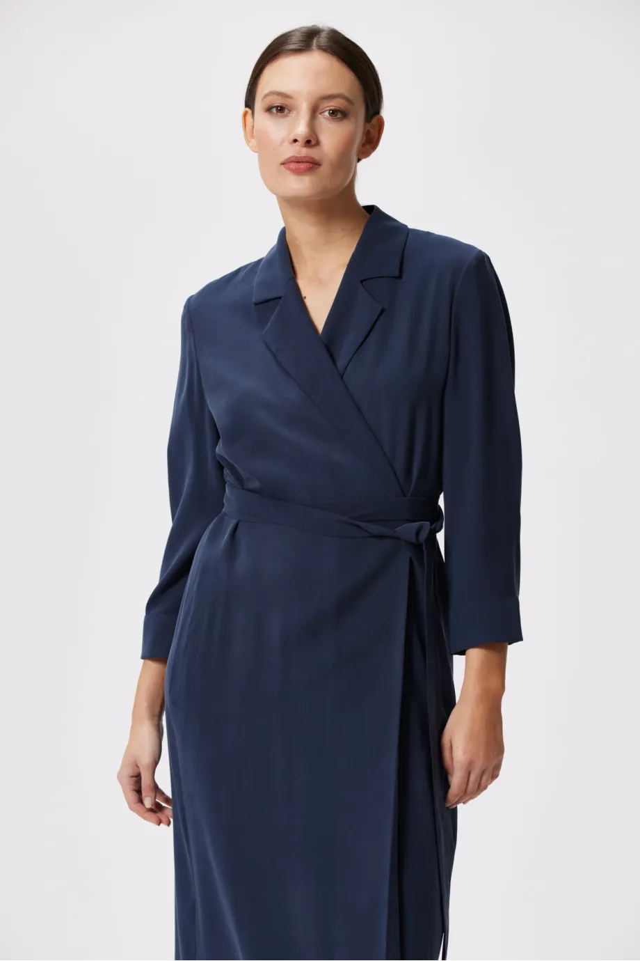 Rochie plina bleumarin Rochie plina bleumarin