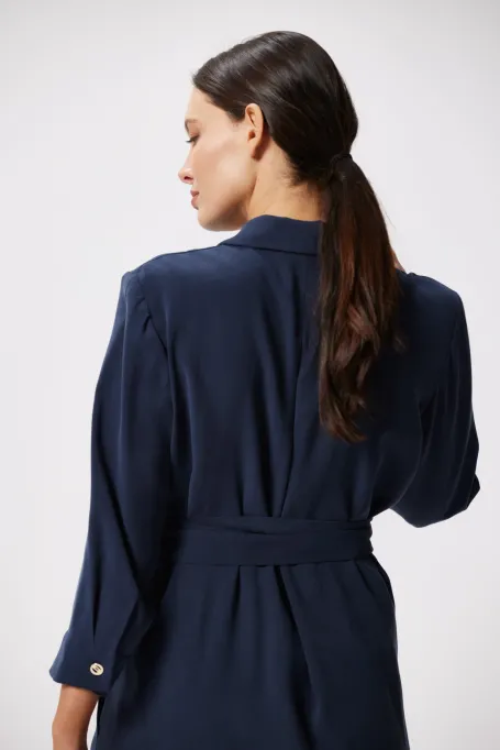 Rochie plina bleumarin Rochie plina bleumarin