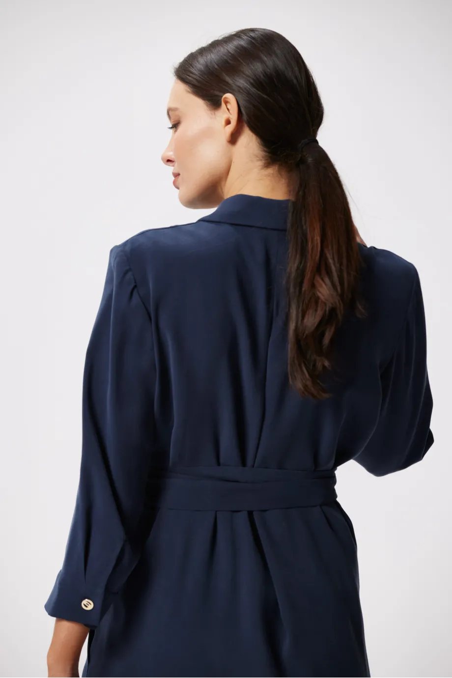Rochie plina bleumarin Rochie plina bleumarin