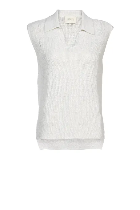 Bluza din in cu fir argintiu Bluza din in cu fir argintiu